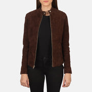 Kelsee Blusão Biker de Couro para Mulher – alternate product view 1