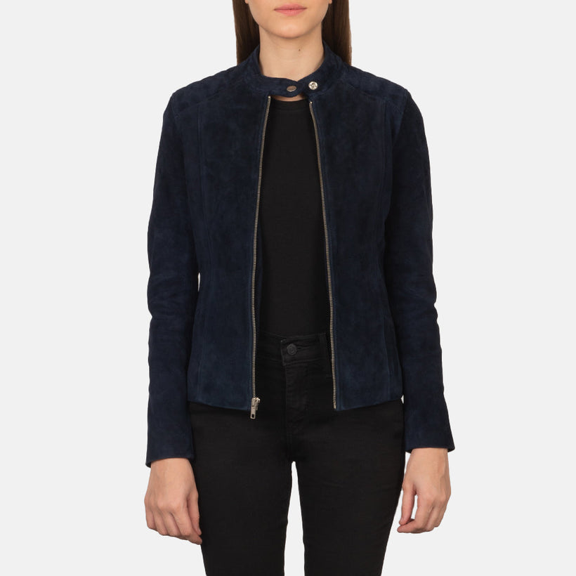 Kelsee Jaqueta Biker de Couro para Mulher