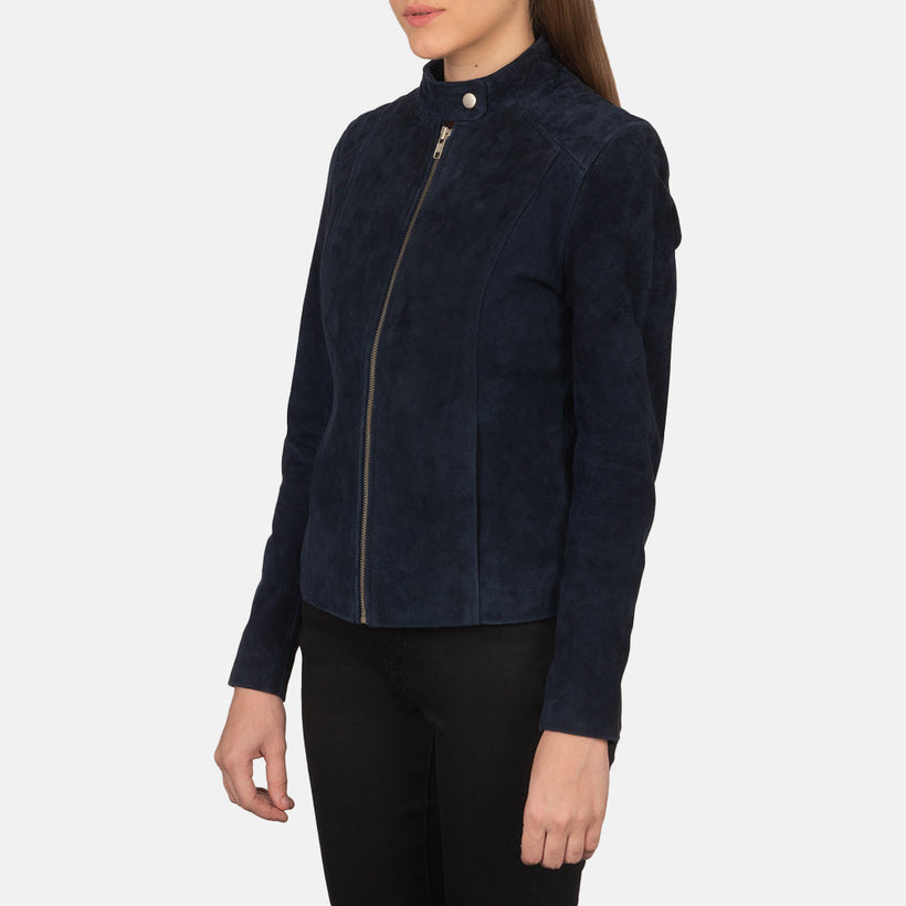 Kelsee Jaqueta Biker de Couro para Mulher