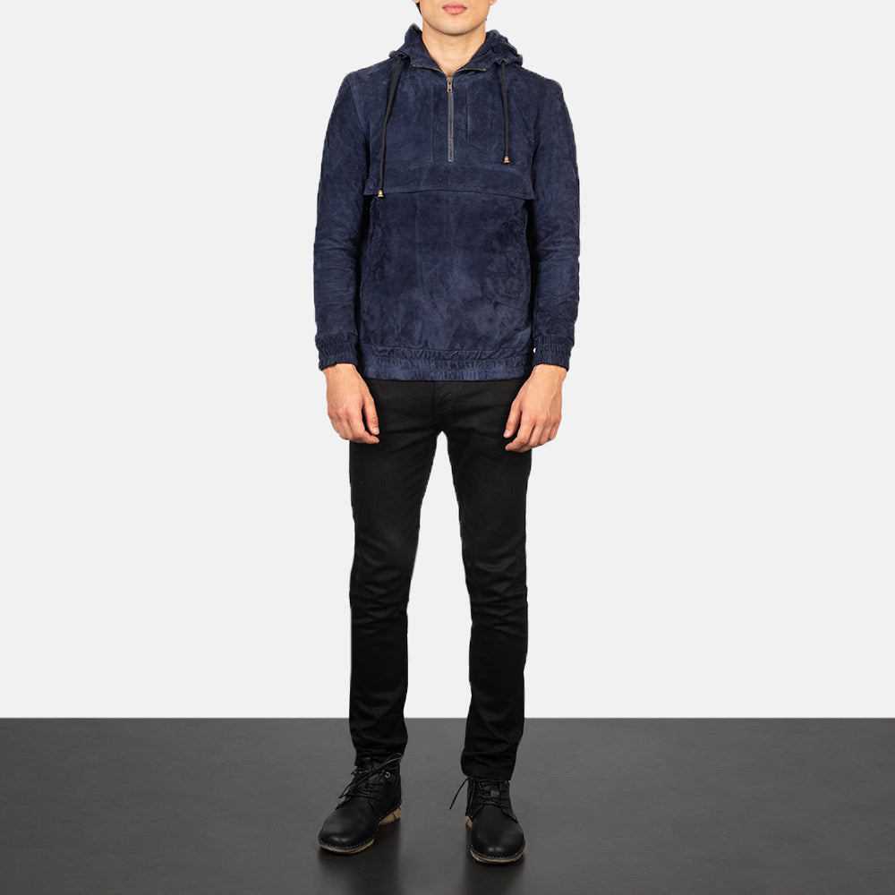 Kenton Hooded Blusão de Couro para Homem – alternate product view 3