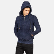 Kenton Hooded Blusão de Couro para Homem – alternate product view 6