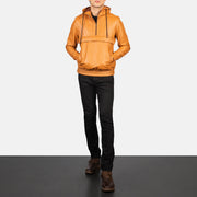 Kenton Hooded Blusão de Couro para Homem – alternate product view 3
