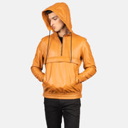 Kenton Hooded Blusão de Couro para Homem – alternate product view 4
