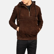 Kenton Hooded Blusão de Couro para Homem – alternate product view 1