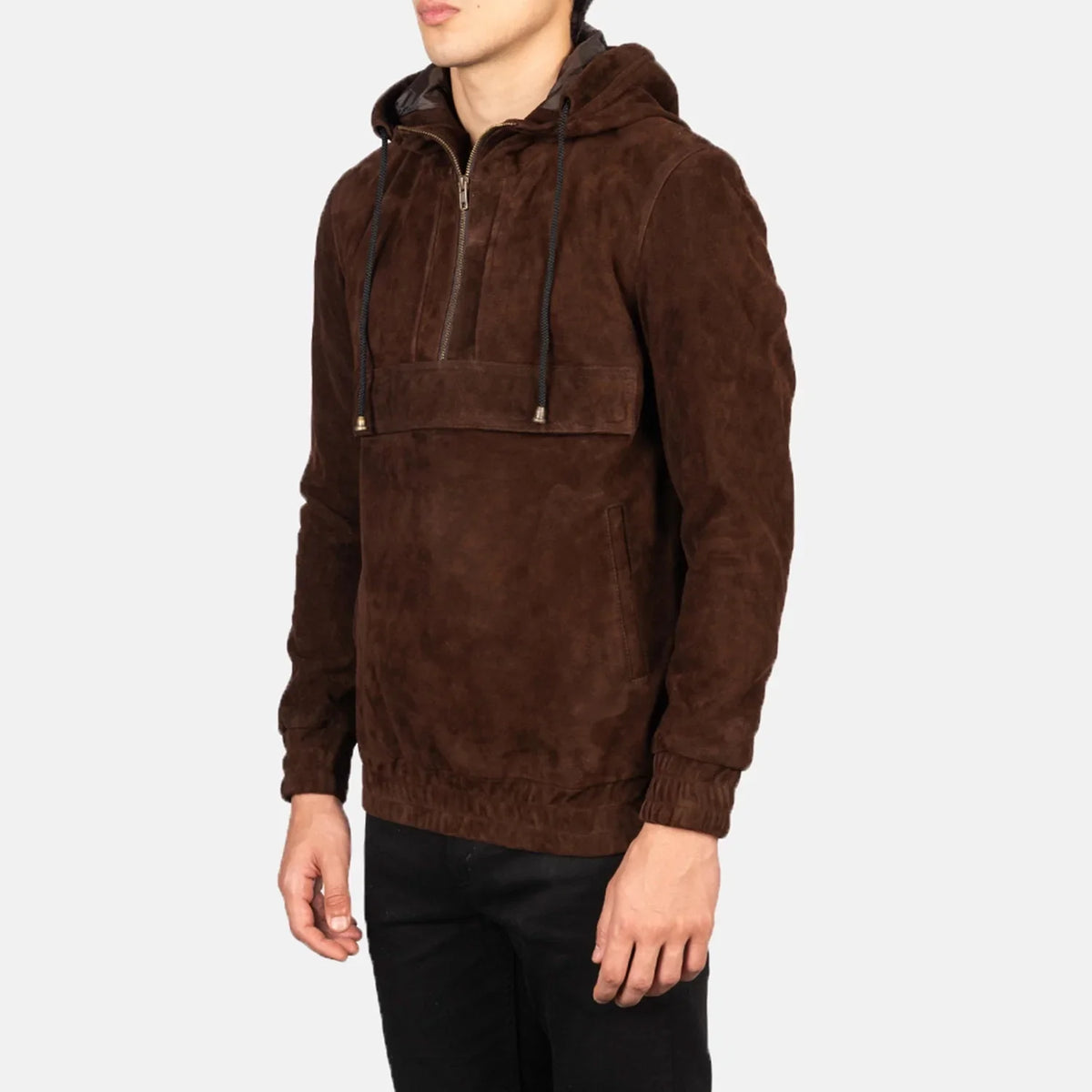 Kenton Hooded Blusão de Couro para Homem – alternate product view 2