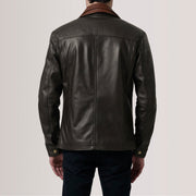 Klen Blusão de Couro para Homem – alternate product view 4