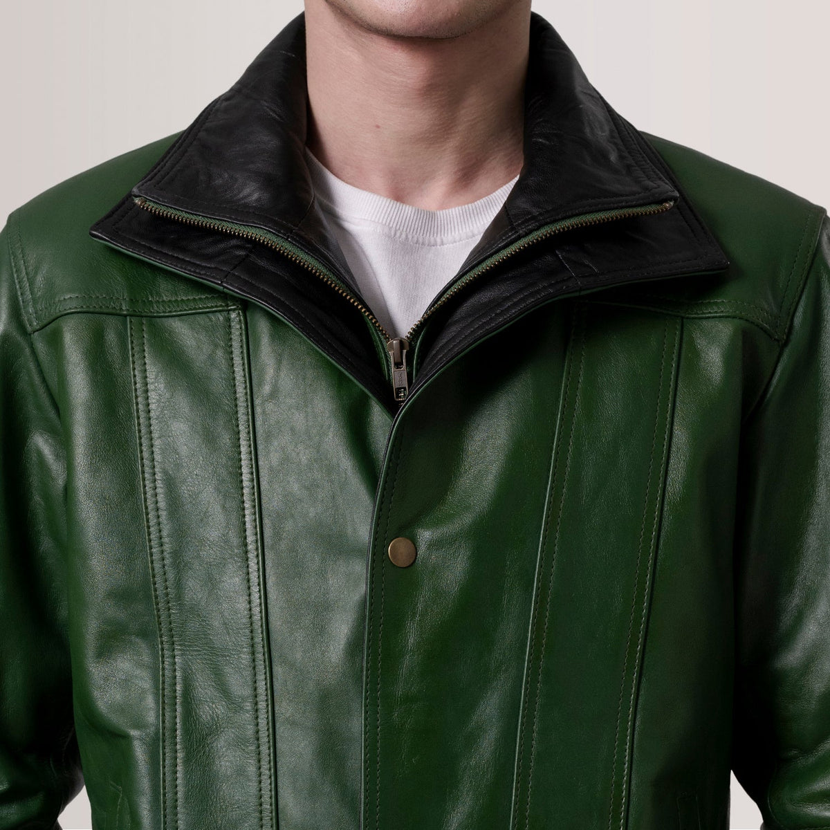Klen Blusão de Couro para Homem – alternate product view 6