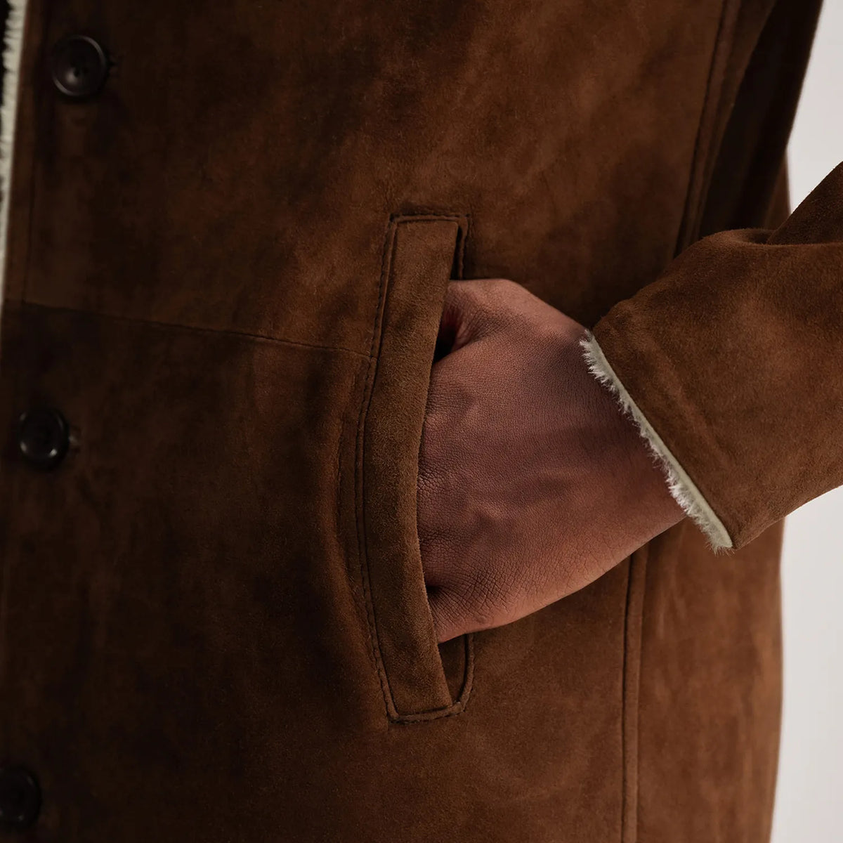 
Vista interior Showing Fully faux fur lined & Dois bolsos interiores funcionais