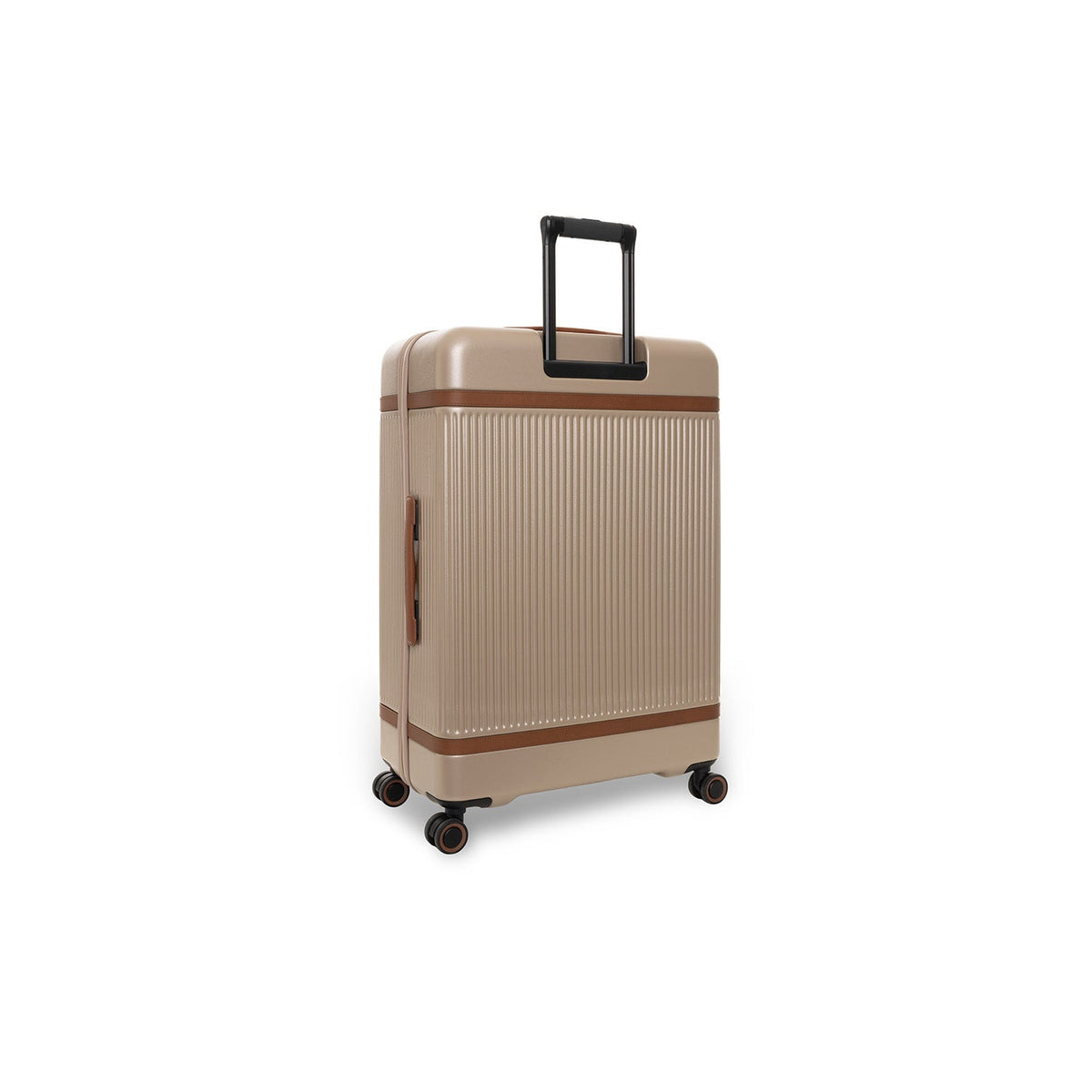 Tailored Rib Cuffs &amp; Hem Craftsmanship Construction Detail on Large Suitcase Zuna para Mulher