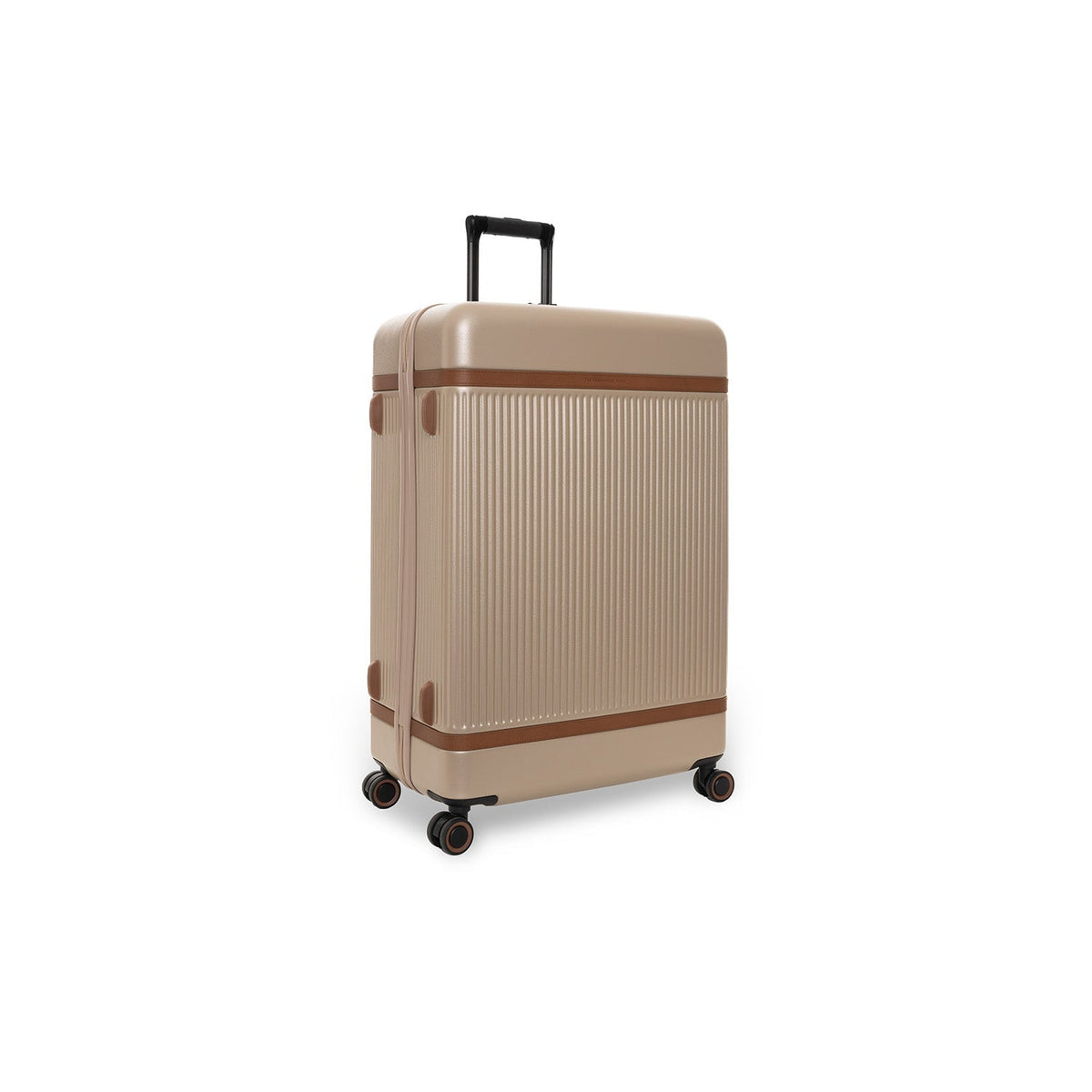 Large Suitcase Zuna para Mulher in Classic 100% Full-Grain Leather - Front Profile View &amp; Tailored Silhouette | Buy Online