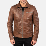 
Lavendard Jaqueta Biker de Couro para Homem – alternate product view 3