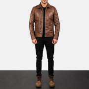 
Lavendard Jaqueta Biker de Couro para Homem – alternate product view 4