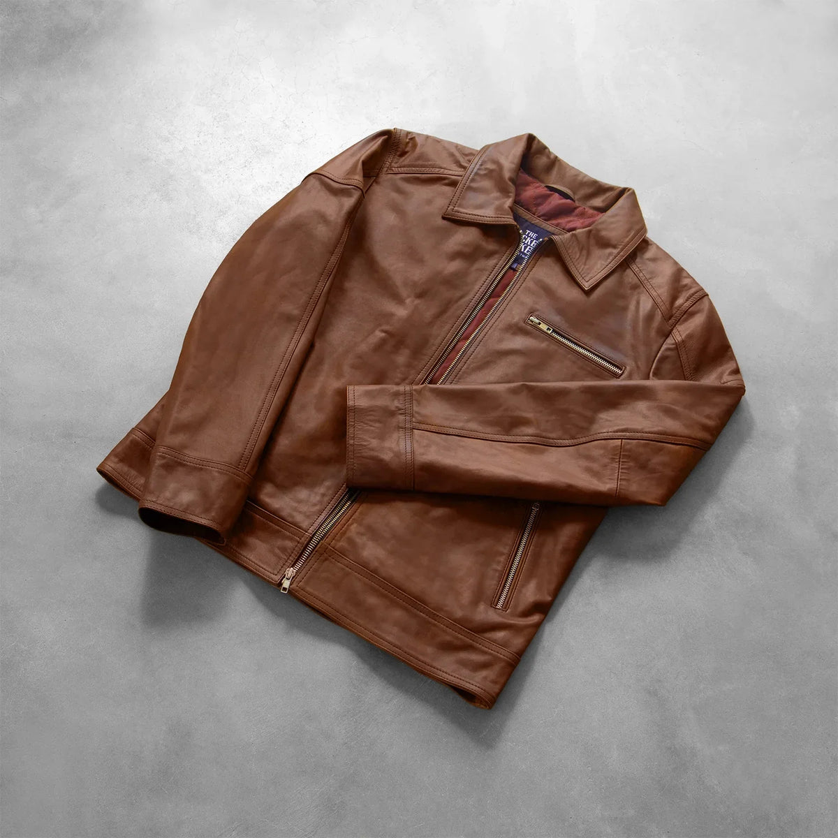 
Lavendard Jaqueta Biker de Couro para Homem – alternate product view 7