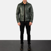 
Lavendard Jaqueta Biker de Couro para Homem – alternate product view 4