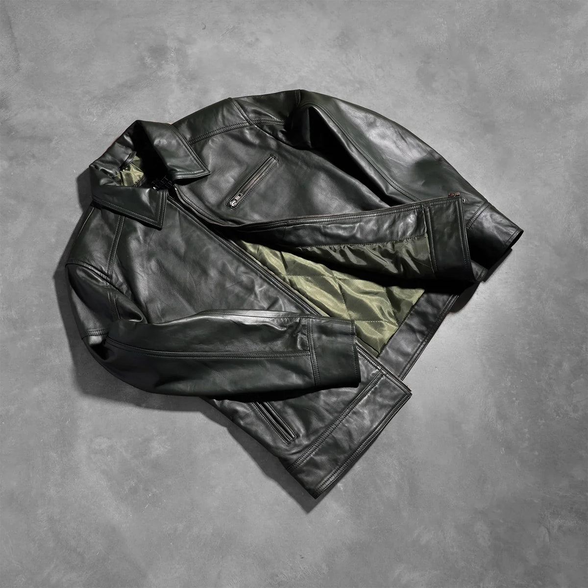 
Lavendard Jaqueta Biker de Couro para Homem – alternate product view 8