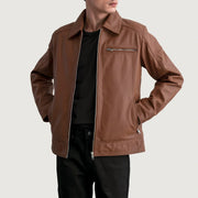 
Lavendard Jaqueta Biker de Couro para Homem – alternate product view 1