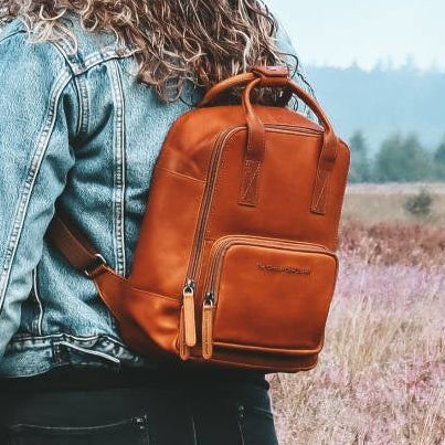 Bellary Full-Grain Leather Backpack para Mulher – alternate product view 2