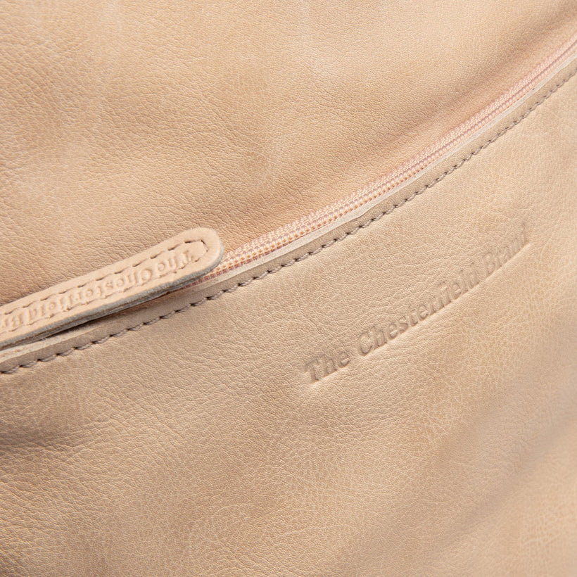 Bern Full-Grain Leather Backpack para Mulher