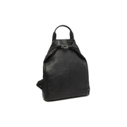 Manchester Full-Grain Leather Backpack para Mulher in Classic 100% Full-Grain Leather - Full Exterior Front Profile View | Buy Online