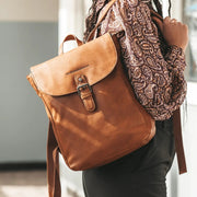 Vermont Full-Grain Leather Backpack para Mulher – alternate product view 3