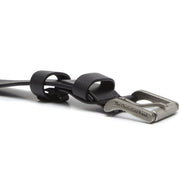 
Solid Antique Brass Hardware & Heavy-Duty Dual Zipper Detail on Aayden Couro Flor Integral Belt para Homem