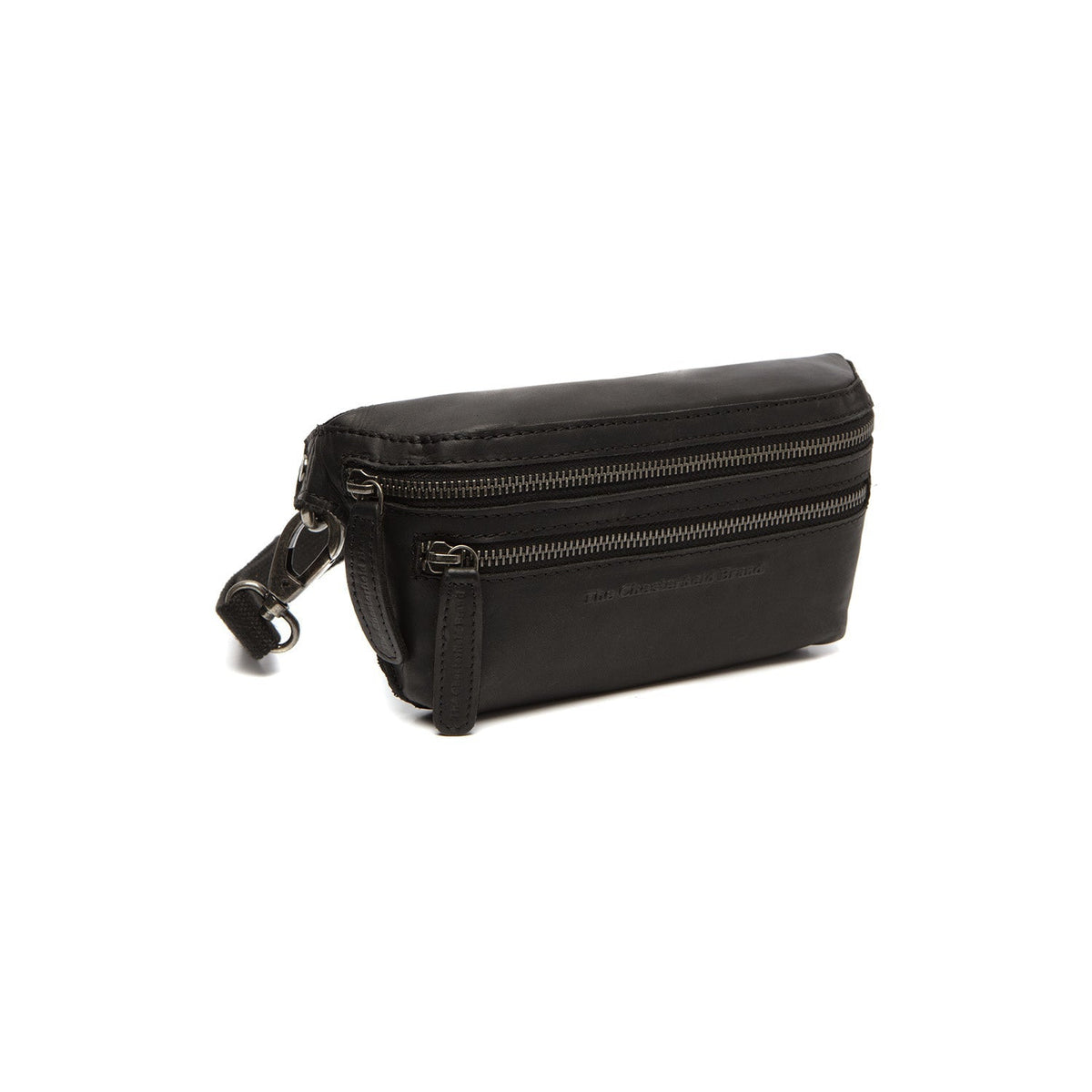 Toronto Full-Grain Leather Belt Bag para Mulher in Classic 100% Full-Grain Leather - Full Exterior Front Profile View | Buy Online