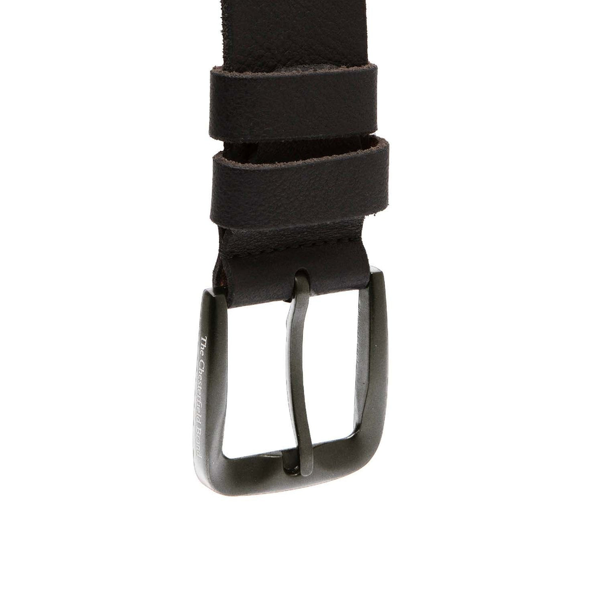 Copper Full-Grain Leather Belt para Homem - Structured Side Profile Showing Gusset Depth &amp; Expansion Capacity