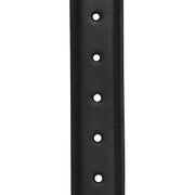 Elliot Full-Grain Leather Belt para Homem - Structured Side Profile Showing Gusset Depth &amp; Expansion Capacity