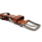 
Manovo Couro Flor Integral Belt para Homem – alternate product view 2