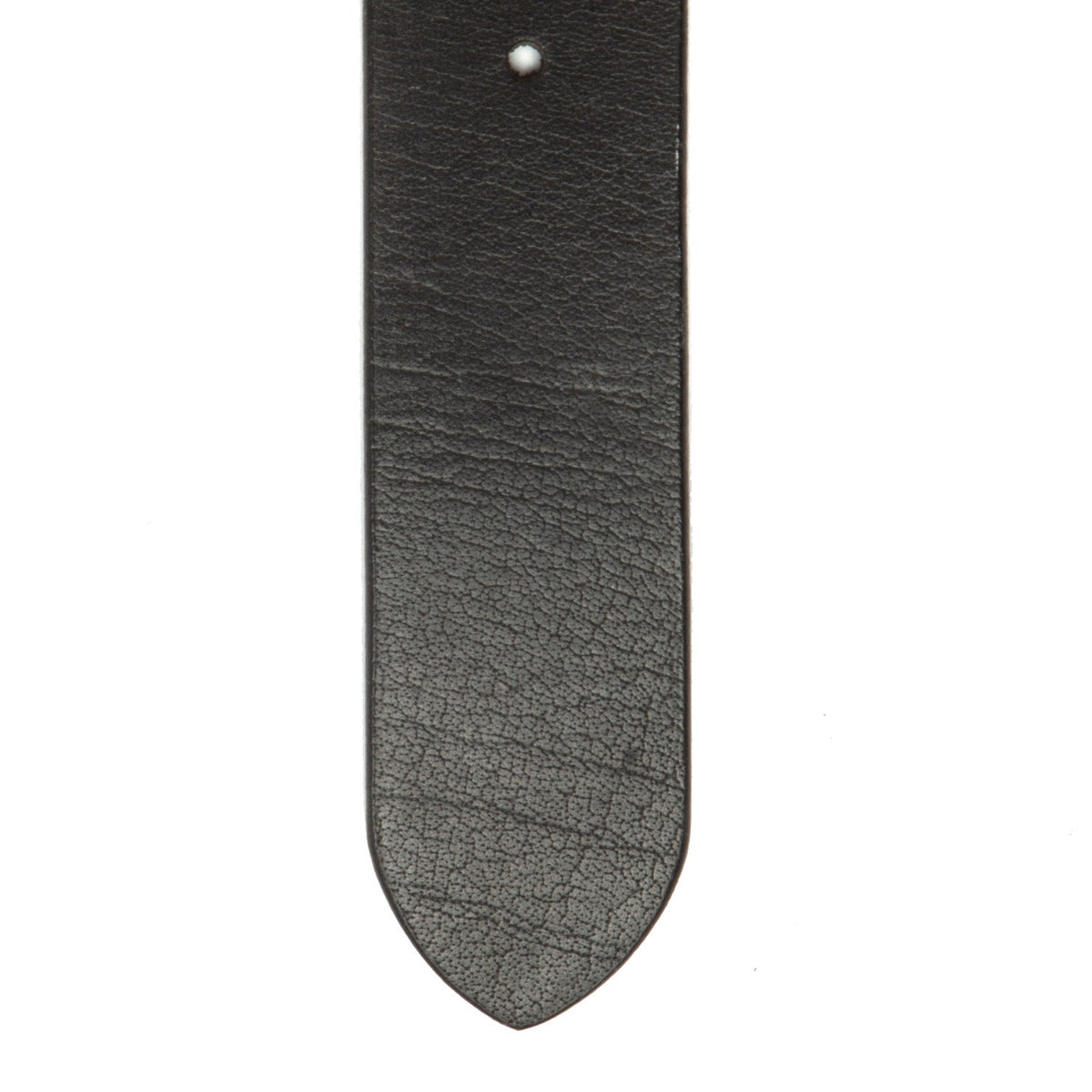 Solid Antique Brass Hardware &amp; Heavy-Duty Dual Zipper Detail on Morrison Full-Grain Leather Belt para Homem