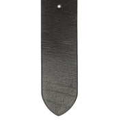 Solid Antique Brass Hardware &amp; Heavy-Duty Dual Zipper Detail on Morrison Full-Grain Leather Belt para Homem