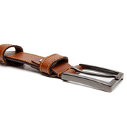 Castanho Claroaro Full-Grain Leather Belt para Homem – alternate product view 2