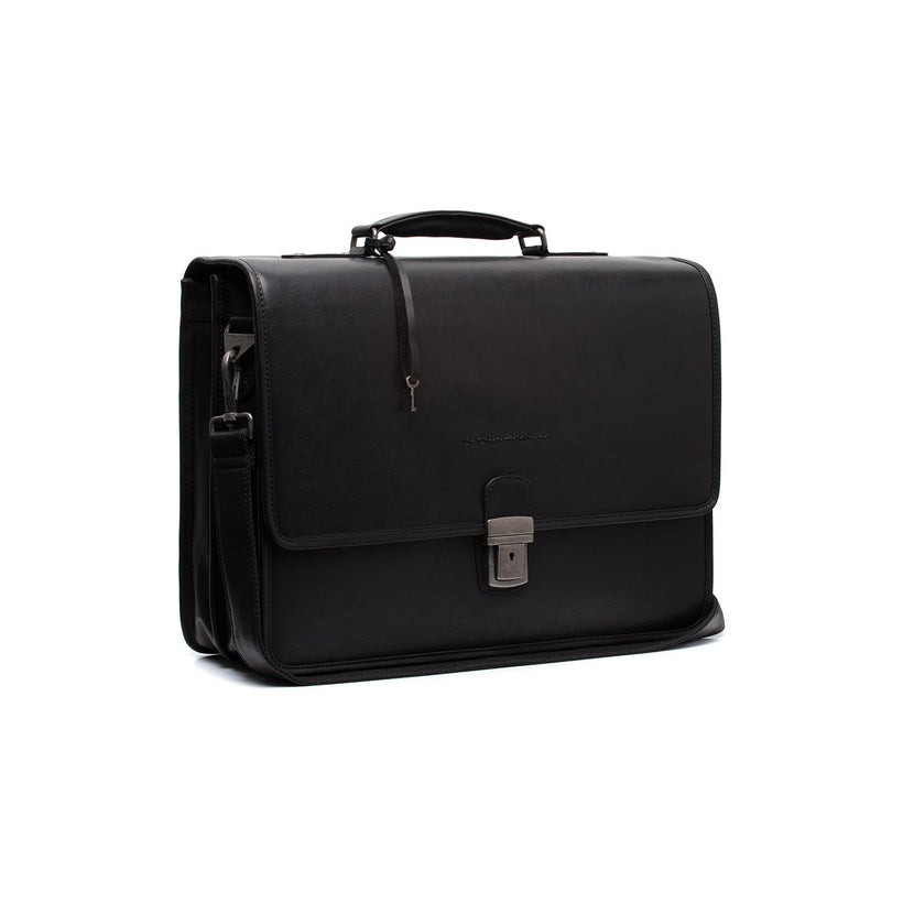 Glenwood Full-Grain Leather Briefcase para Homem