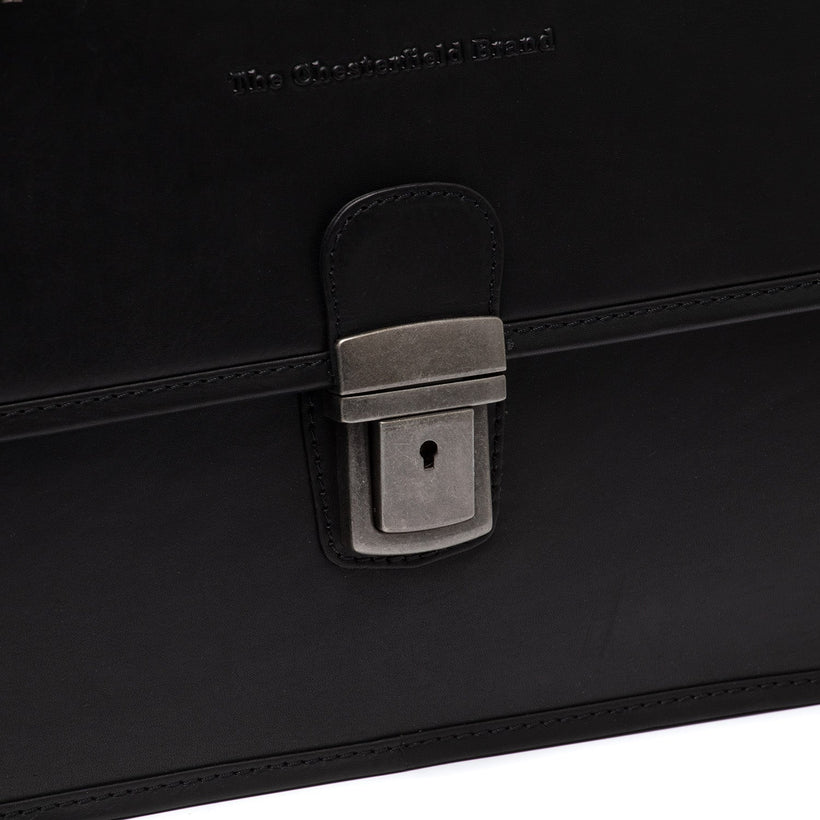Glenwood Full-Grain Leather Briefcase para Homem