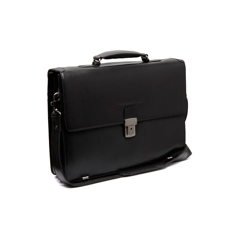 Salvatore Full-Grain Leather Briefcase para Homem
