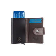 Barrea Full-Grain Leather Card Holder para Mulher – alternate product view 3