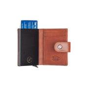 Barrea Full-Grain Leather Card Holder para Mulher – alternate product view 3
