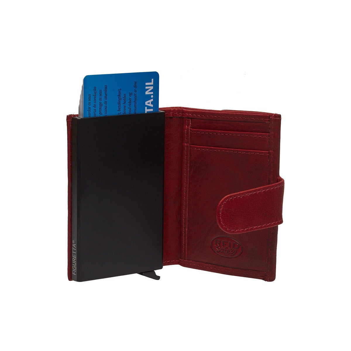 Hannover Full-Grain Leather Card Holder para Mulher – alternate product view 3