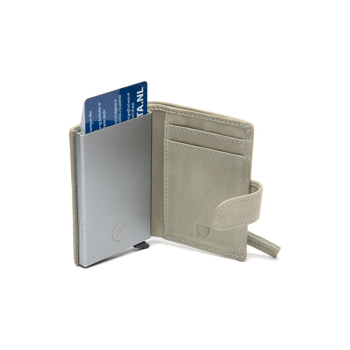 Kaunas Full-Grain Leather Card Holder para Mulher – alternate product view 2