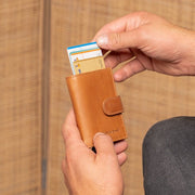 Leipzig Full-Grain Leather Card Holder para Mulher – alternate product view 2