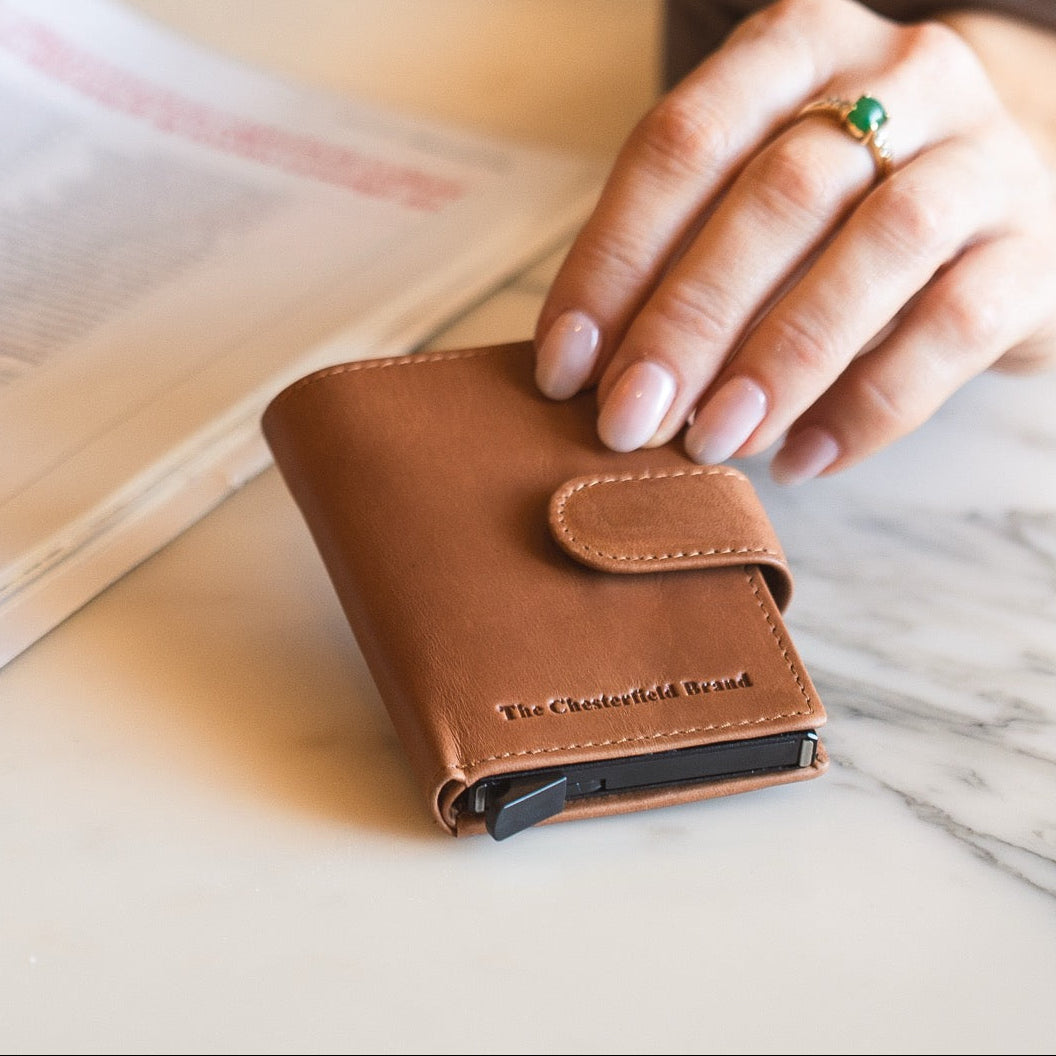 Loughton Full-Grain Leather Card Holder para Mulher – alternate product view 2