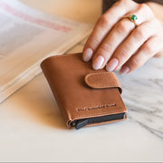 Loughton Full-Grain Leather Card Holder para Mulher – alternate product view 2