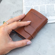Mannheim Full-Grain Leather Card Holder para Mulher – alternate product view 2