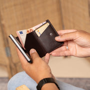 Palma Full-Grain Leather Card Holder para Mulher – alternate product view 3