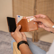 Palma Full-Grain Leather Card Holder para Mulher – alternate product view 3