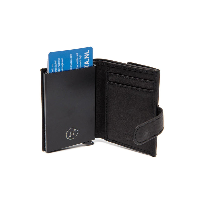 Torola Full-Grain Leather Card Holder para Mulher