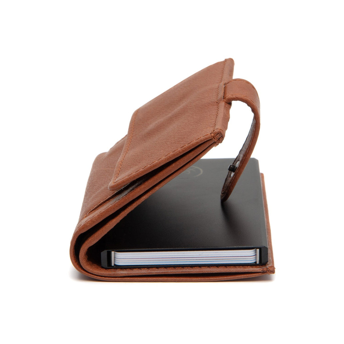 Torola Full-Grain Leather Card Holder para Mulher – alternate product view 3