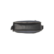 Arendal Full-Grain Leather Crossbody Bag para Homem - Structured Side Profile Showing Gusset Depth &amp; Expansion Capacity