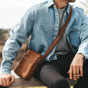 Birmingham Full-Grain Leather Crossbody Bag para Homem – alternate product view 3