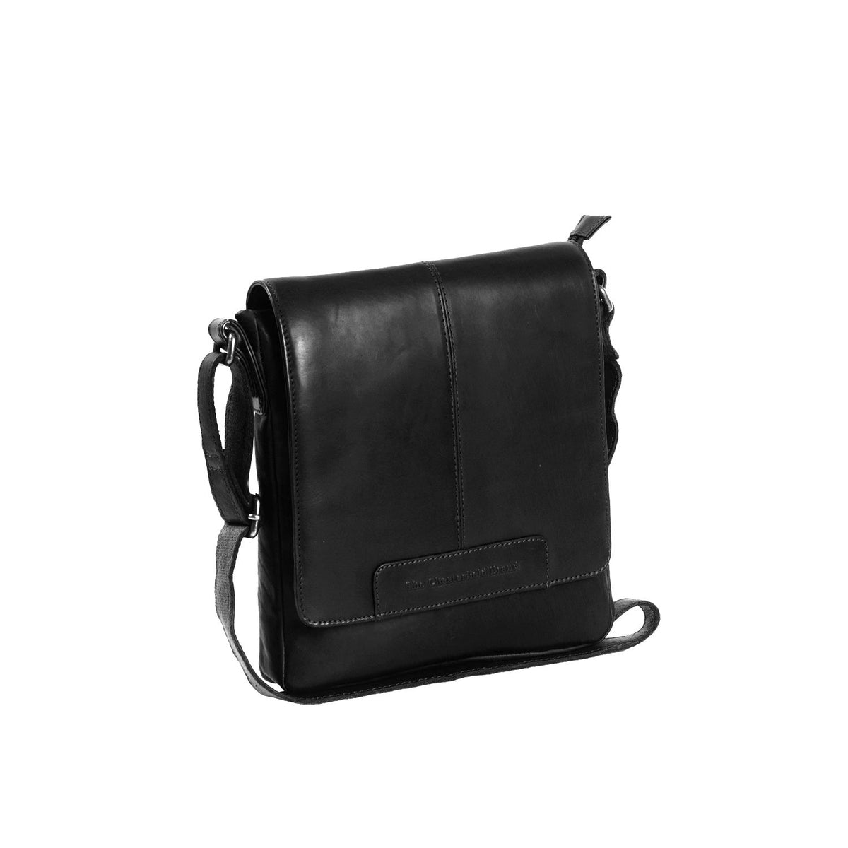 Bodin Full-Grain Leather Crossbody Bag para Mulher in Classic 100% Full-Grain Leather - Full Exterior Front Profile View | Buy Online